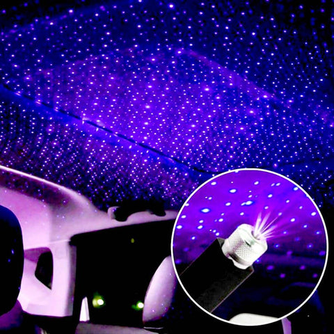 USB Car Roof Star Light Atmosphere Projection Lamp Interior Bedroom Party  Ambient Starry Sky Light – Simply Novelty
