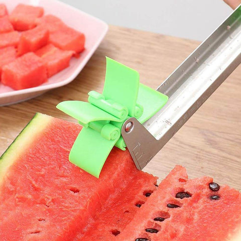 Stainless Steel Washable Watermelon Cutter Windmill Slicer Cutter